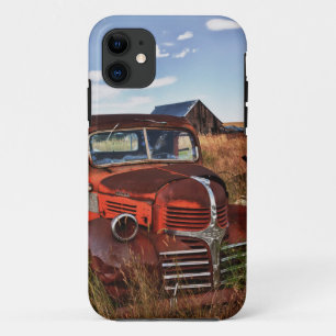 Etui iPhone Case-Mate Camion Dodge orange rouillé avec ferme abandonnée
