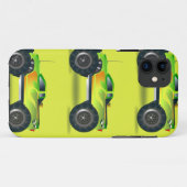 Coques Case-Mate iPhone Camion Monster sur le vert citron (Dos (Horizontal))
