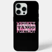 Coques Case-Mate iPhone Camion rose Foxtrot Tango Whiskey Militaire (Verso)