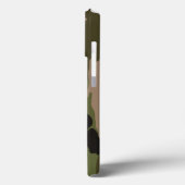 Coques Case-Mate iPhone Camion vert militaire avec étiquette de chien (Verso / Gauche)