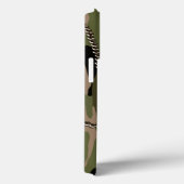 Coques Case-Mate iPhone Camion vert militaire avec étiquette de chien (Verso / Droite)