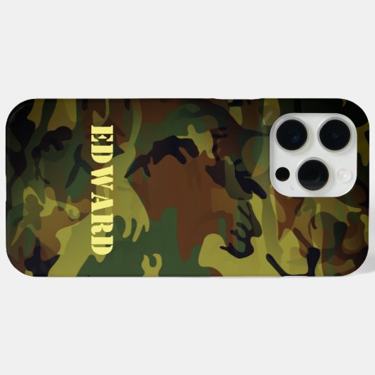Coques Case-Mate iPhone Cammo vert (Verso (horizontal))