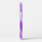 Coques Case-Mate iPhone Camo Abstrait tendance rose violet bleu (Verso / Droite)