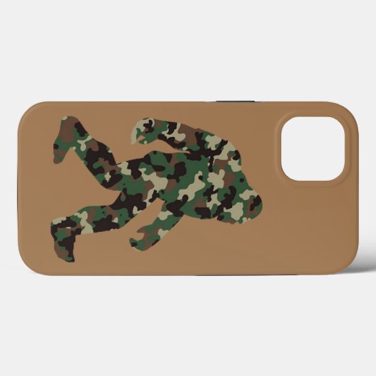 Coques Case-Mate iPhone Camo Bigfoot Sasquatch (Verso (horizontal))