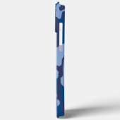 Coques Case-Mate iPhone Camo bleu Motif militaire Camouflage bleu (Verso / Gauche)