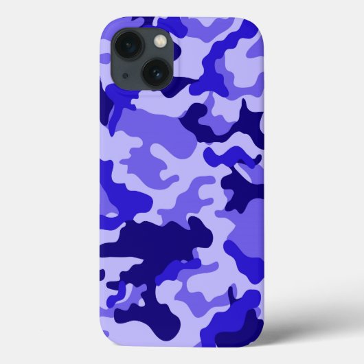 Coques Case-Mate iPhone Camo bleu océan (Verso)