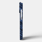 Coques Case-Mate iPhone Camo bleu rayé (Verso / Gauche)