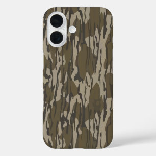 Coques iPhone 16 Camo Bottom Lands pour hommes équipement de chasse