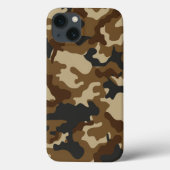 Coques Case-Mate iPhone Camo Brown (Verso)