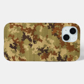 Coques Case-Mate iPhone Camo Classic Vert Unique Motif de fret italien (Verso (horizontal))