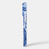 Coques Case-Mate iPhone Camo d'ananas bleu hawaïen (Verso / Gauche)