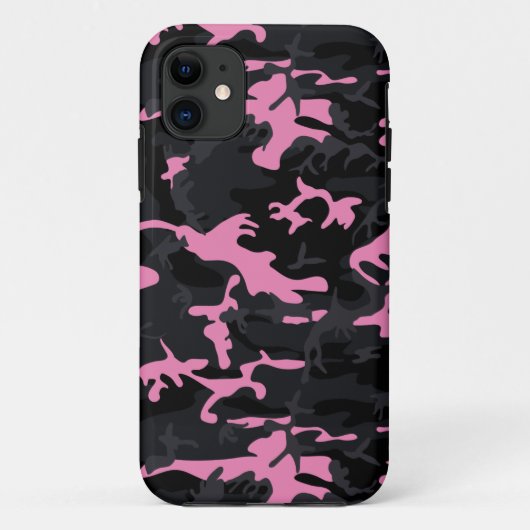 Coques Case-Mate iPhone Camo de Baby Pink (Dos)