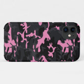 Coques Case-Mate iPhone Camo de Baby Pink (Dos (Horizontal))