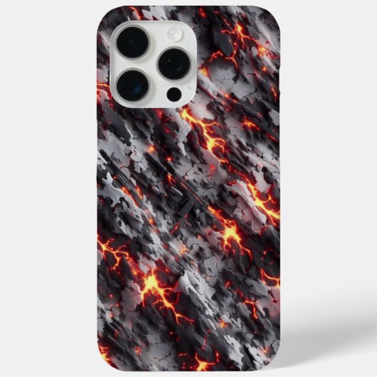 Coques Case-Mate iPhone Camo de cendres radiantes, explosion de feu (Verso)