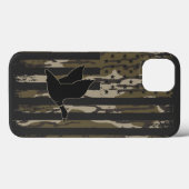 Coques Case-Mate iPhone Camo de chasse au canard Old School Bottom Lands (Verso (horizontal))