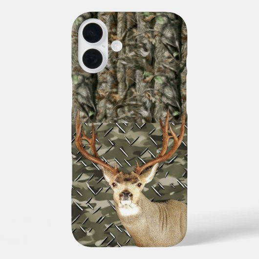 Coques Case-Mate iPhone Camo Deer Nom de chasse Hommes Sports Buck (Verso)