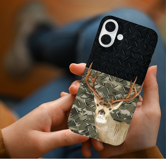 Coques Case-Mate iPhone Camo Deer Nom de chasse Hommes Sports Buck