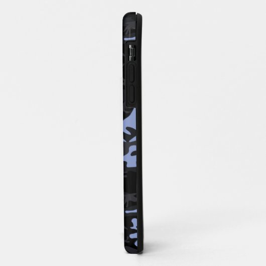 Coques Case-Mate iPhone Camo des points bleus Cool (Dos/Gauche)