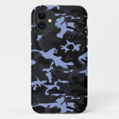Coques Case-Mate iPhone Camo des points bleus Cool (Dos)