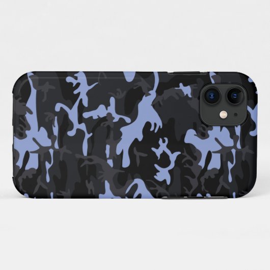 Coques Case-Mate iPhone Camo des points bleus Cool (Dos (Horizontal))