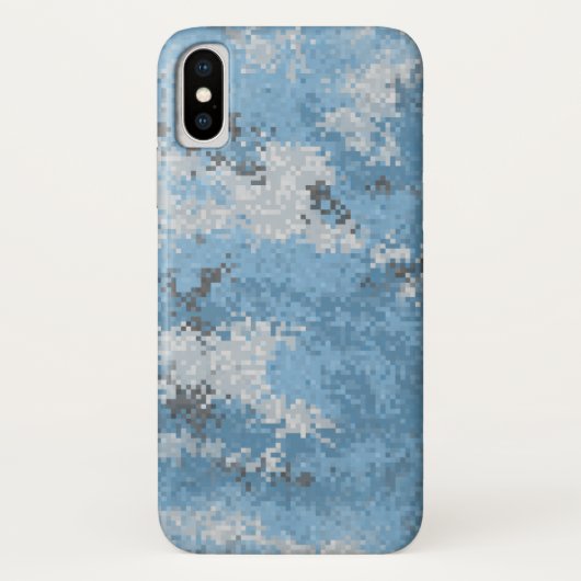 Coques Case-Mate iPhone Camo Digi Bleu (Dos)