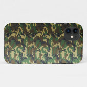 Coques Case-Mate iPhone Camo en bois standard foncé (Dos (Horizontal))