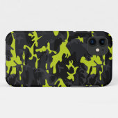 Coques Case-Mate iPhone Camo Faits saillants Lime (Dos (Horizontal))