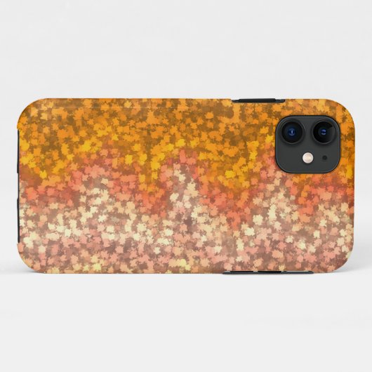 Coques Case-Mate iPhone Camo - Feuilles automnales (Dos (Horizontal))