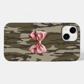 Coques Case-Mate iPhone Camo Fille Ruban Rose Arc Bas Camo Bottom Lands (Verso (horizontal))