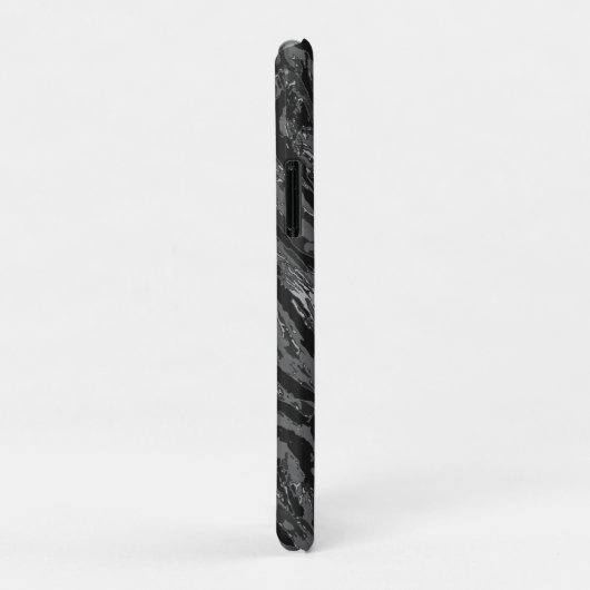 Coques Case-Mate iPhone Camo gris rayé (Dos/Droite)