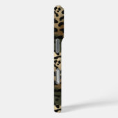 Coques Case-Mate iPhone Camo Leopard Print Monogrammed (Verso / Droite)