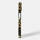 Coques Case-Mate iPhone Camo Leopard Print Monogrammed (Verso / Droite)