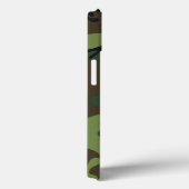 Coques Case-Mate iPhone Camo Militaire Forêt Verte (Verso / Droite)