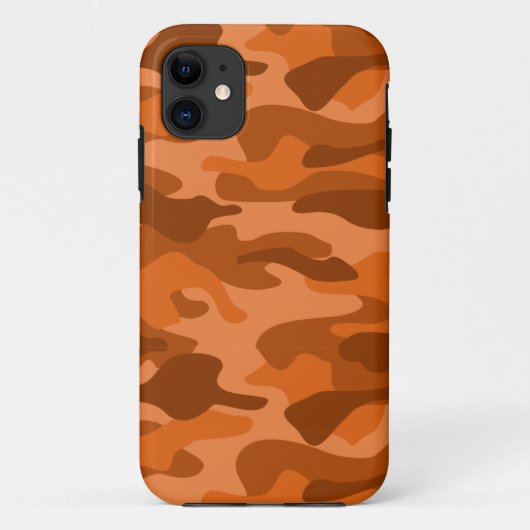 Coques Case-Mate iPhone Camo Monocolor Espagnol Orange (Dos)