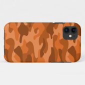 Coques Case-Mate iPhone Camo Monocolor Espagnol Orange (Dos (Horizontal))