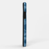 Coques Case-Mate iPhone Camo Monocolore Bleu Acier (Dos/Droite)