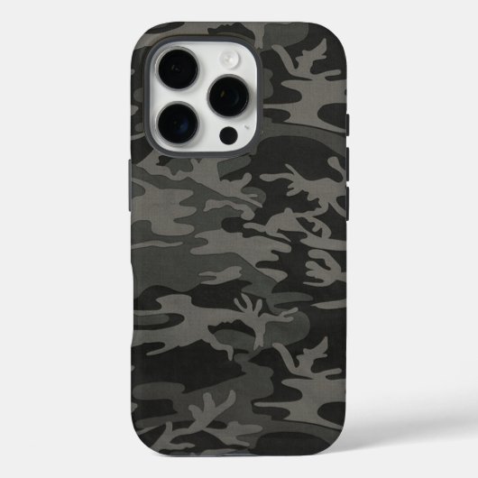 Coques Case-Mate iPhone Camo noir (Verso)