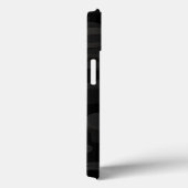 Coques Case-Mate iPhone Camo noir furtif avec initiales (Verso / Droite)