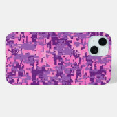 Coques Case-Mate iPhone Camo numérique rose-chaud (Verso (horizontal))