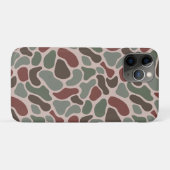 Coques Case-Mate iPhone Camo Rétro (rouge vert) (Dos (Horizontal))
