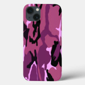 Coques Case-Mate iPhone Camo rose (Verso)