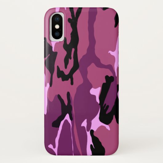 Coques Case-Mate iPhone Camo rose (Dos)