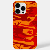 Coques Case-Mate iPhone Camo rouge lave (Verso)