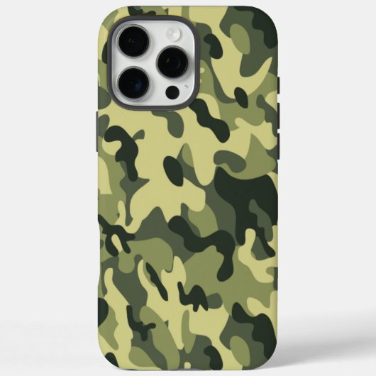 Coques Case-Mate iPhone Camo vert (Verso)
