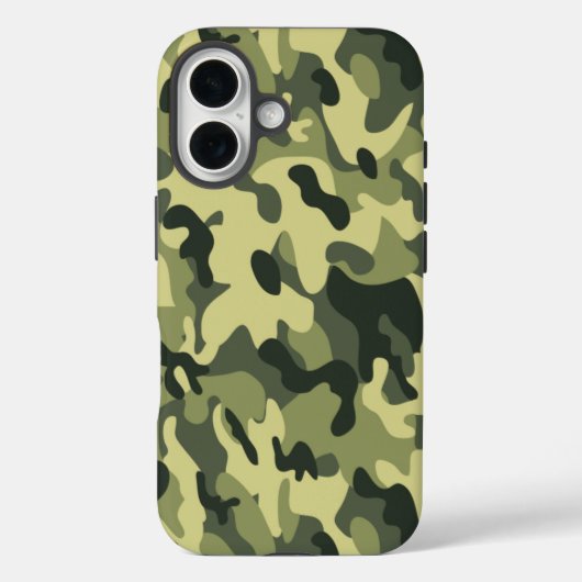 Coques Case-Mate iPhone Camo vert (Verso)