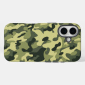 Coques Case-Mate iPhone Camo vert (Verso (horizontal))