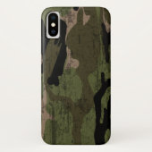 Coques Case-Mate iPhone Camo vert affligé (Dos)