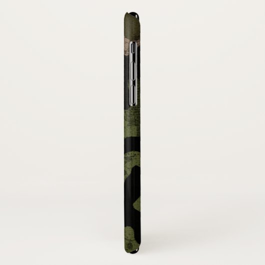 Coques Case-Mate iPhone Camo vert affligé (Dos/Gauche)