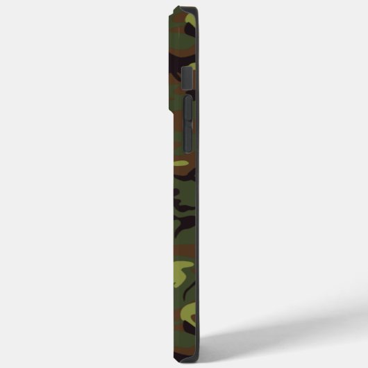 Coques Case-Mate iPhone Camo vert avec étiquette de chien (Verso / Gauche)