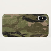 Coques Case-Mate iPhone Camo vert fané (Dos (Horizontal))